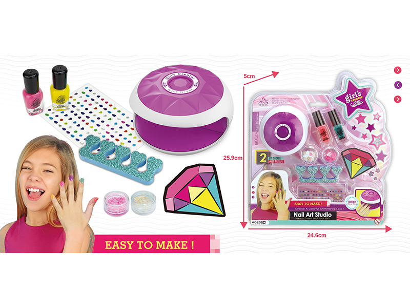 Hair Dryer Nail Art Set