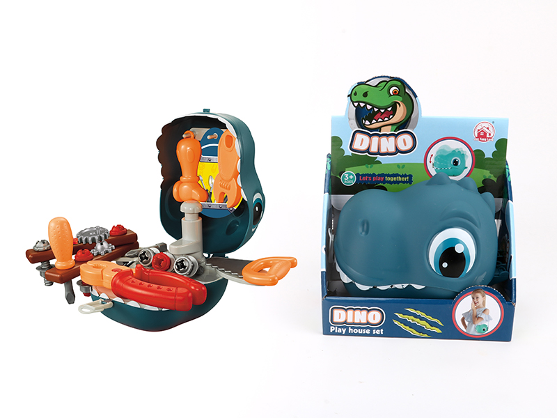 31PCS Tool Storage Dinosaur Backpack