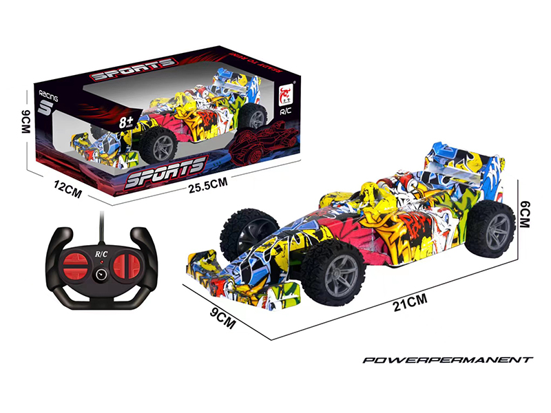 4-Channel Remote Control Formula Car(Graffiti)