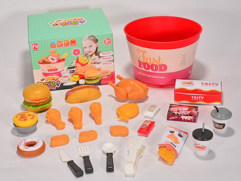 Family Meals - Hamburger, Hot Dog, Honey Chicken Toys 32PCS