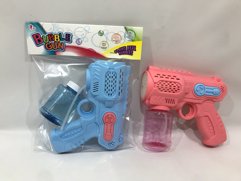 Multihole Electric Bubble Gun With Lights And Music