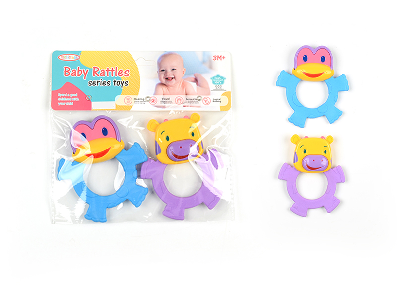 2pcs Animal Teether