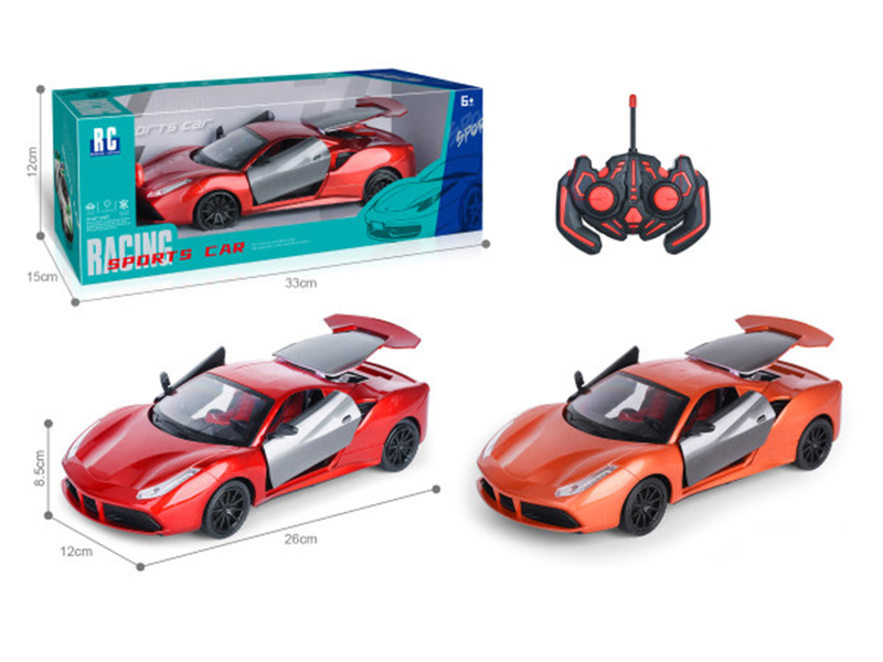 5-Channel Ferrari One Key To Open 3 Doors Remote Control Racing Car(1:16)