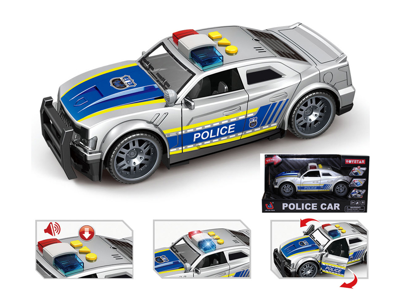 Friction Police Car