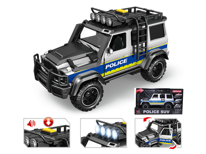 Friction Police Car