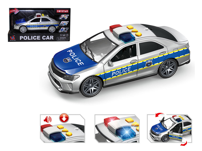 Friction Urban Police Car