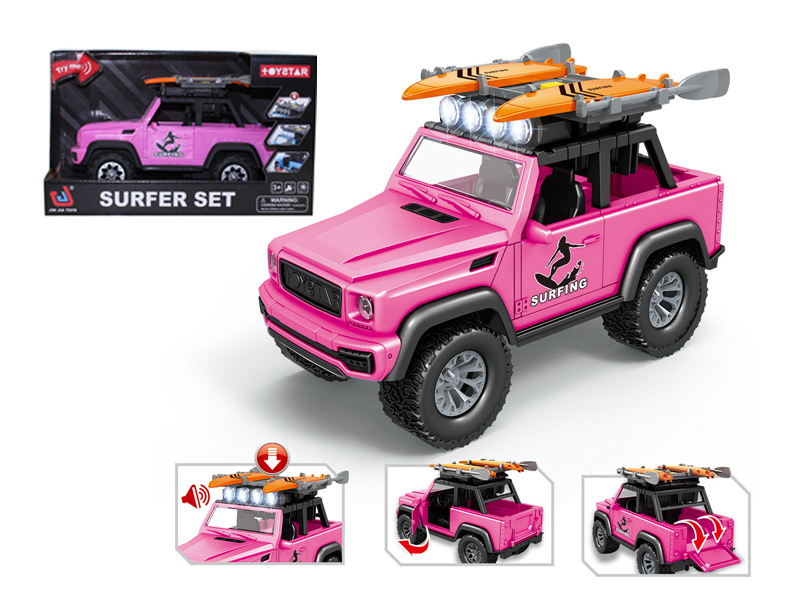 Friction Girl Surfing Off-Road Vehicle With Sound And Light