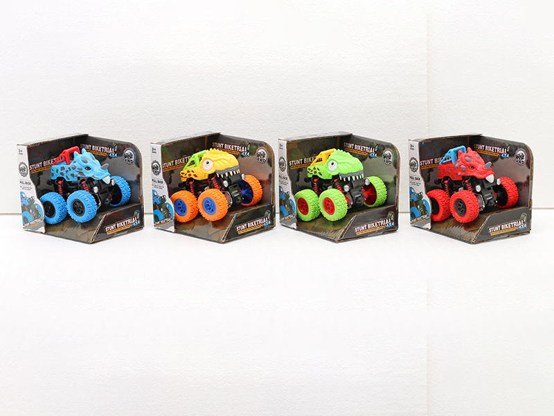 Friction 4WD Dinosaur Stunt Car