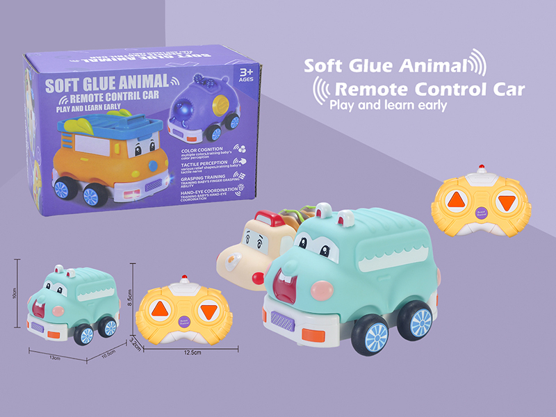 2.4G Remote Control Vinyl Burger Truck + Rabbit Bus(With Lights And Music)