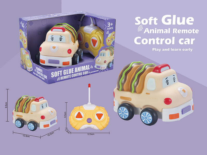 2-Channel Remote Control Vinyl Burger Truck(With Lights And Music)