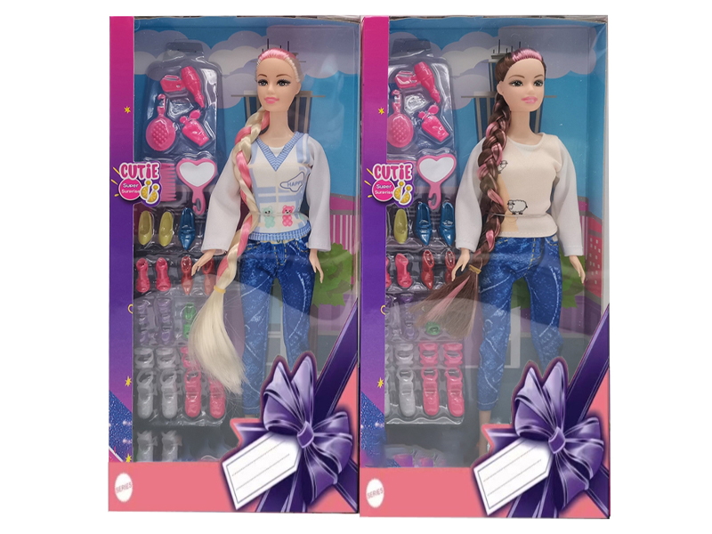 11.5-Inch Solid Doll Fashion Clothes With Shoes