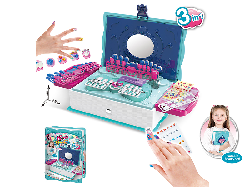 Magic Book Storage Box Nail Art Set