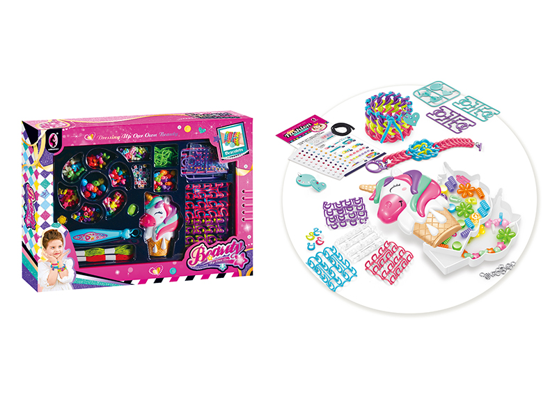 Ice Cream Storage Jewelry Box DIY Bracelet Set