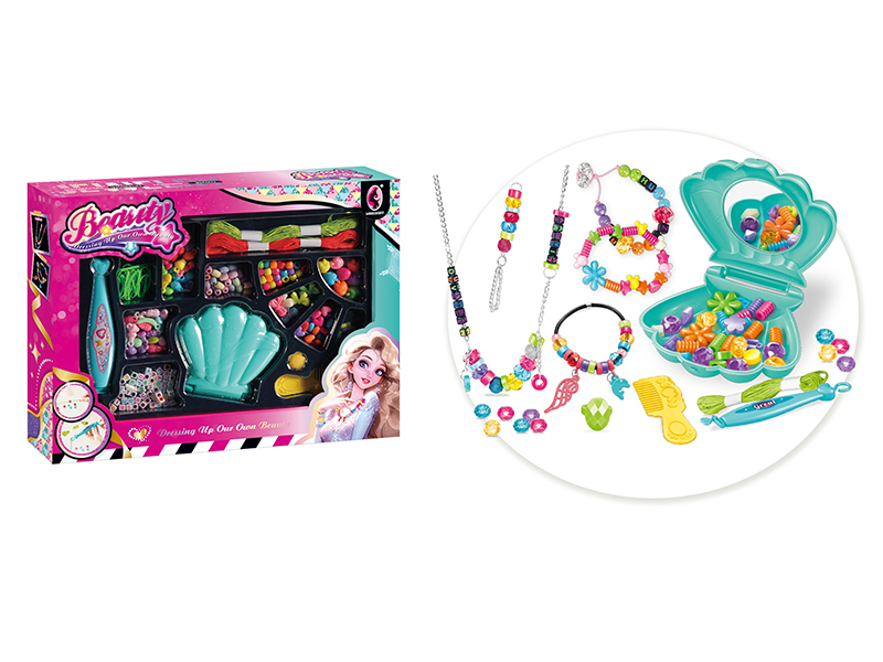 Shell Storage Box DIY Beads Jewelry Set