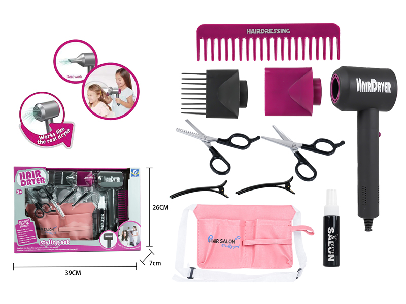 DIY Simulation Salon Hair Styling Tool Electric Hair Dryer Set