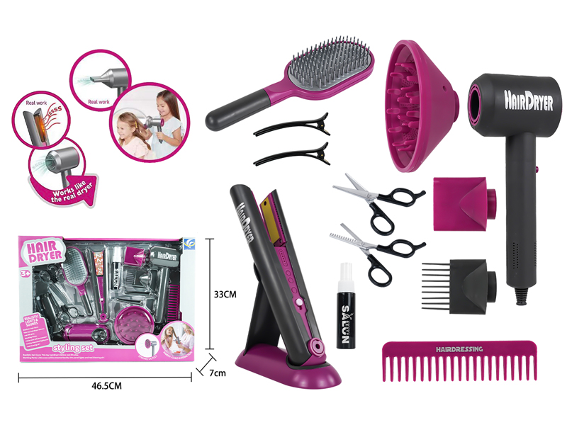 DIY Simulation Salon Hair Styling Tool Electric Hair Dryer Set