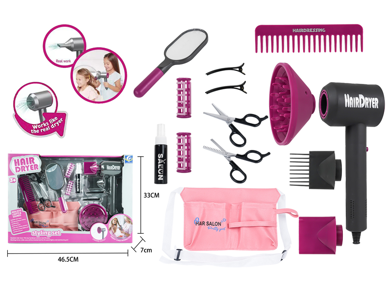 DIY Simulation Salon Hair Styling Tool Electric Hair Dryer Set