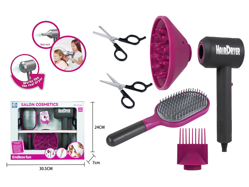DIY Simulation Salon Hair Styling Tool Electric Hair Dryer Set