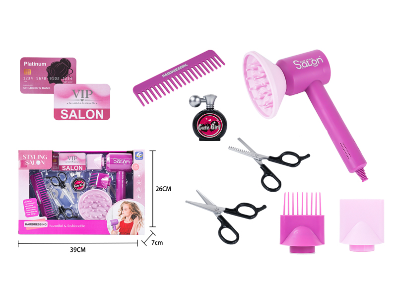 DIY Simulation Salon Hair Styling Tool Electric Hair Dryer Set