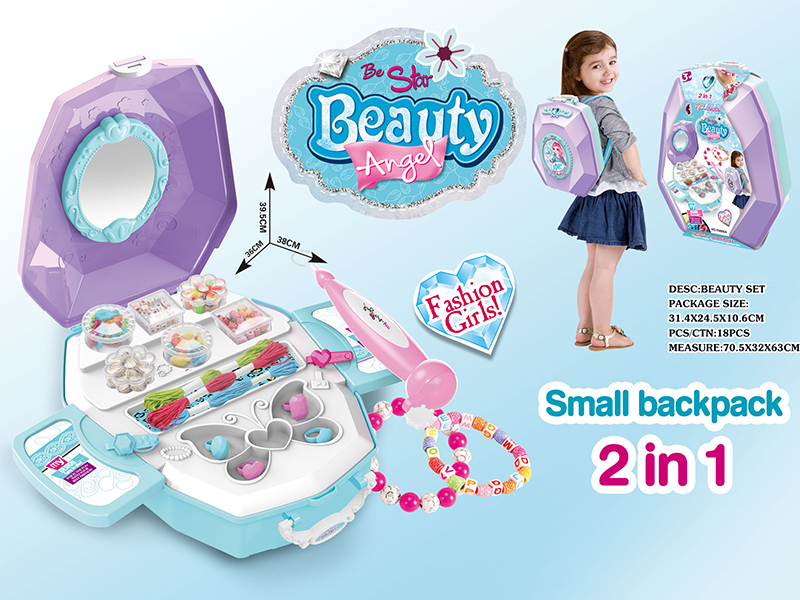 DIY Beads Small Backpack 2 In 1
