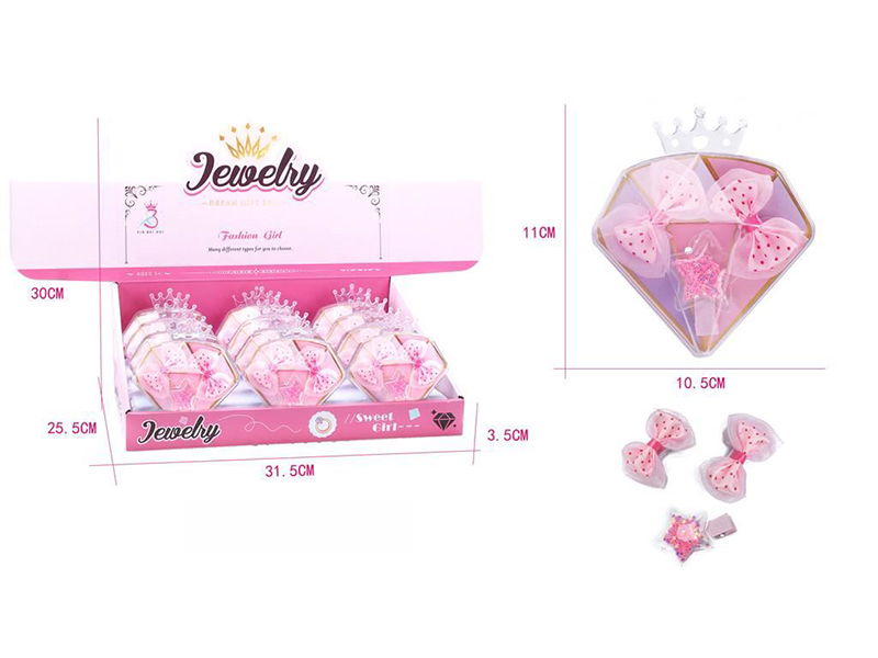 Girl Hair Ornaments Box 12pcs
