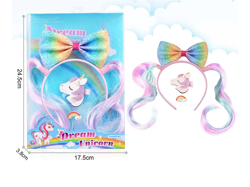 Girl Adornment Toys Unicorn Headband