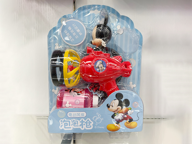 Electric Fan Bubble Gun - Mickey
