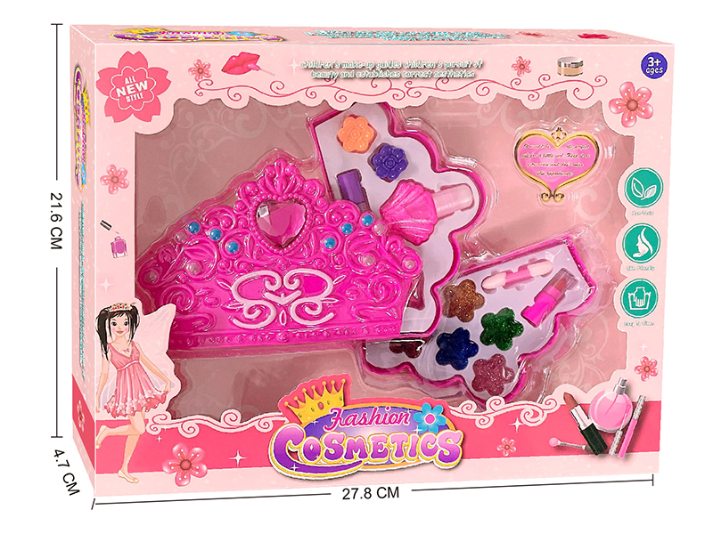 Crown Shape Children's Two Layers Cosmetics