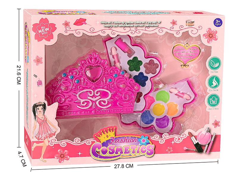 Crown Shape Children's Two Layers Cosmetics