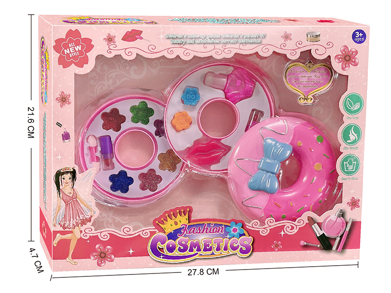 Doughnut Shape Children's Two Layers Cosmetics