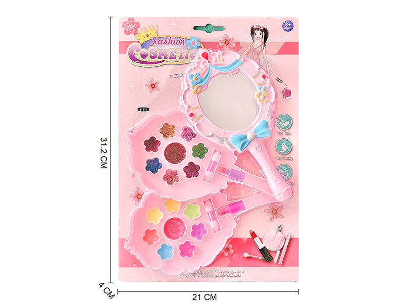 Cosmetic Mirror Shape Children's Two Layers Cosmetics