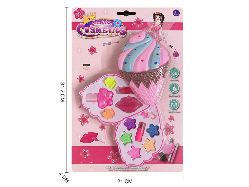 Ice Cream Shape Children's Two Layers Cosmetics