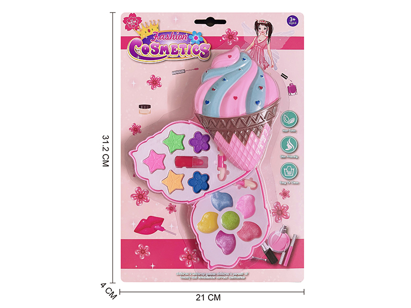 Ice Cream Shape Children's Two Layers Cosmetics