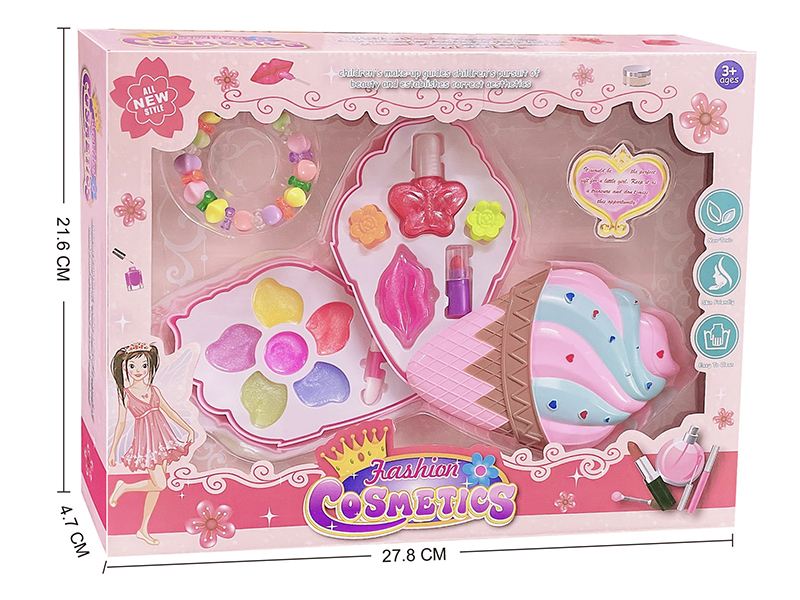 Ice Cream Shape Children's Two Layers Cosmetics