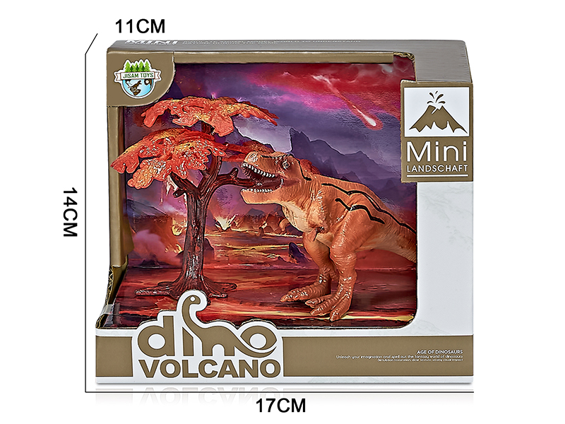 Volcanic Dinosaur Model Scene Toys(Tyrannosaurus Rex)