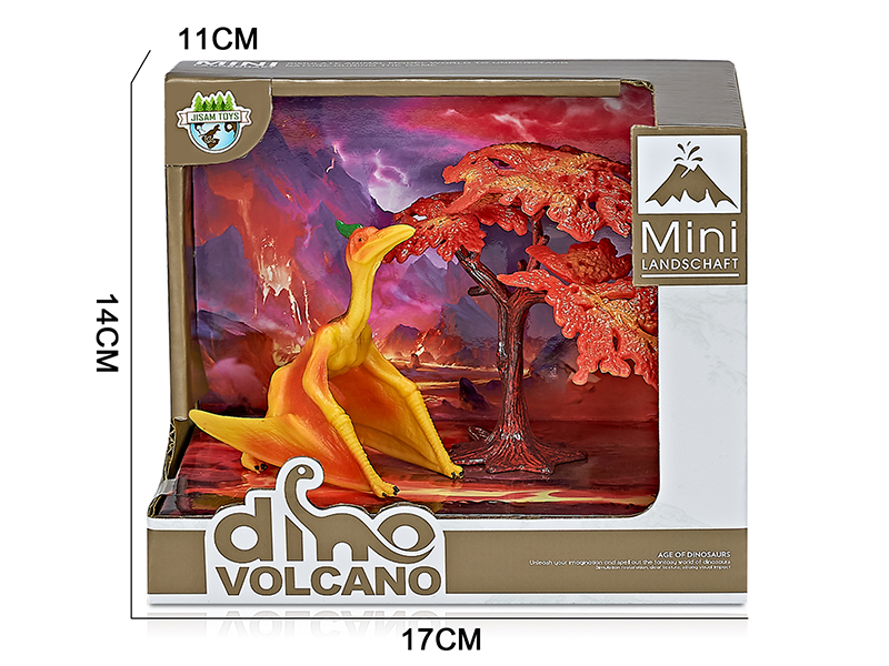 Volcanic Dinosaur Model Scene Toys(Pterosaur)