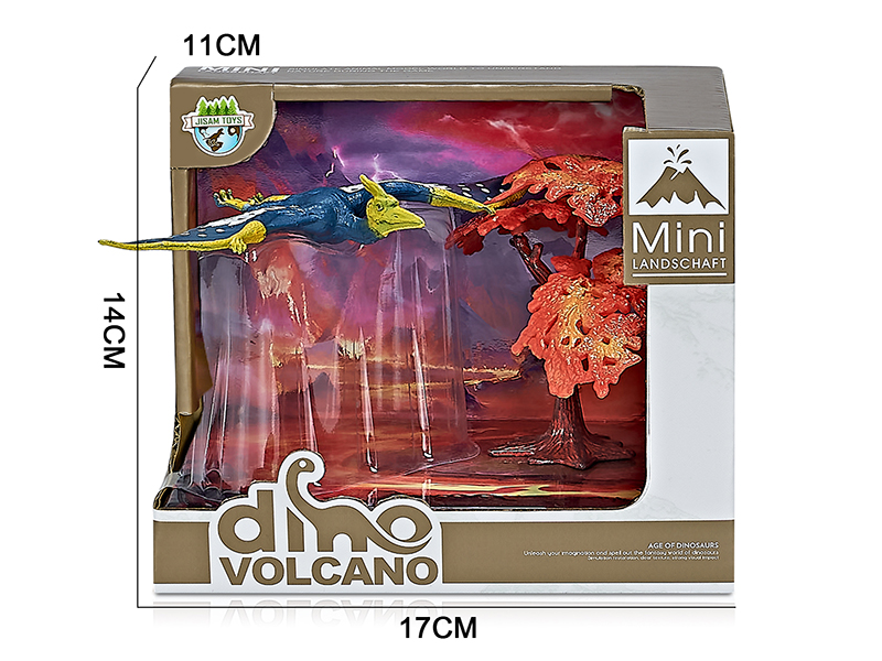 Volcanic Dinosaur Model Scene Toys(Pteranodon)
