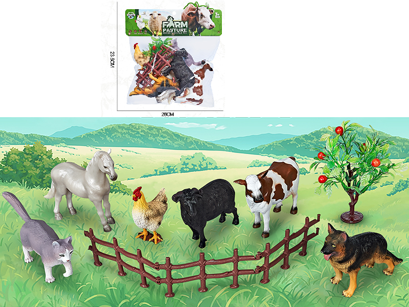 Farm Animals Set(6 Animals)