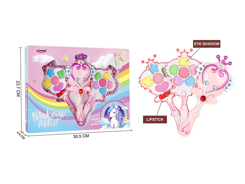 Magic Wand Shape Two Layer Children's Cosmetics