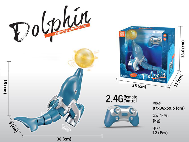 2.4G Remote Control Dolphin Water Toy
