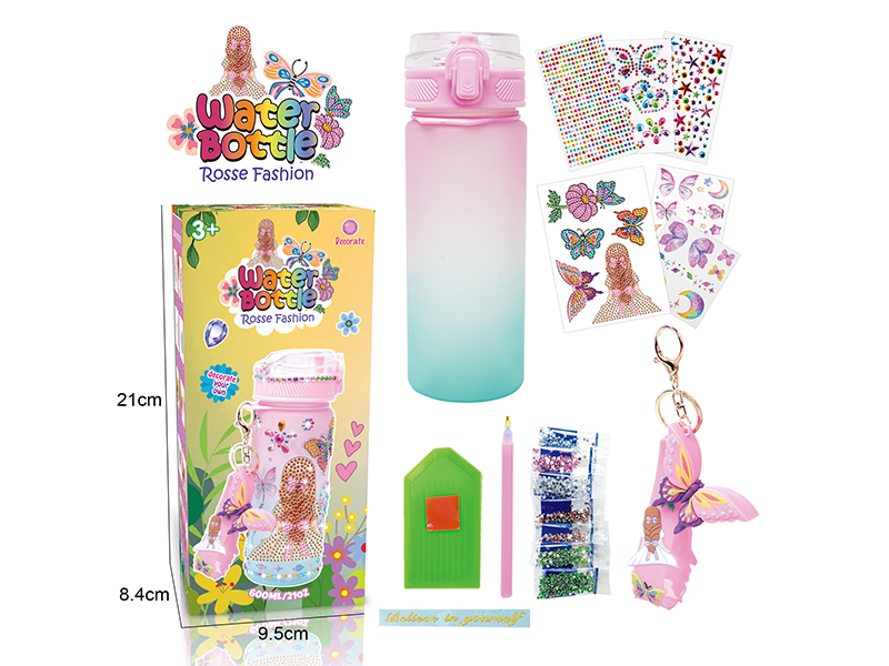 DIY Diamond Gradient Water Bottle - Girls (Upgraded Version)