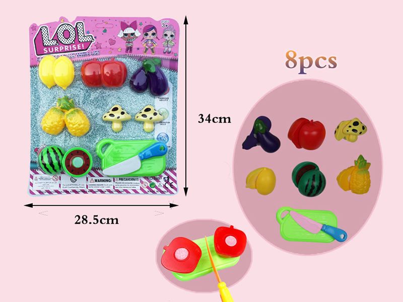 Cutting Fruits And Vegetable Set 8pcs