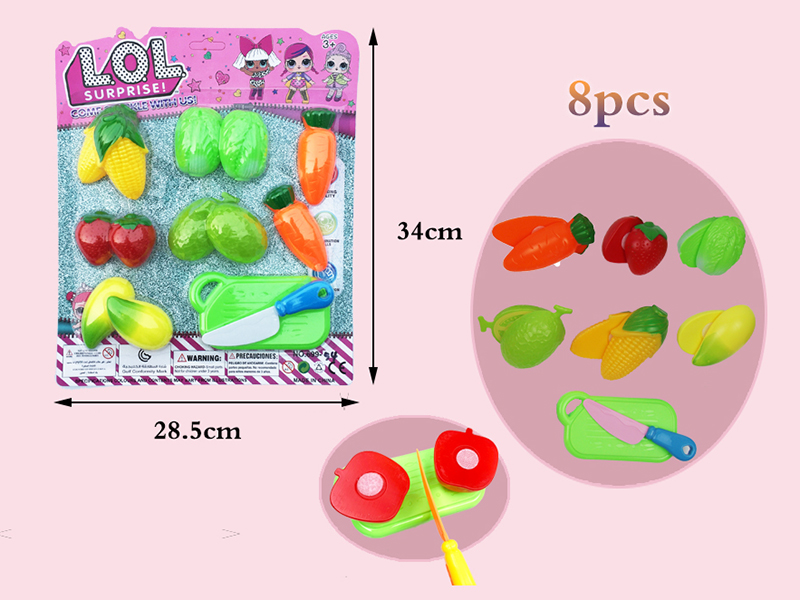 Cutting Fruits And Vegetable Set 8pcs