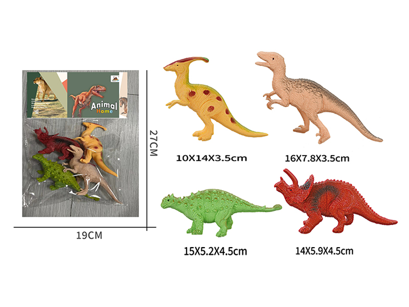7-Inche Dinosaur 4PCS