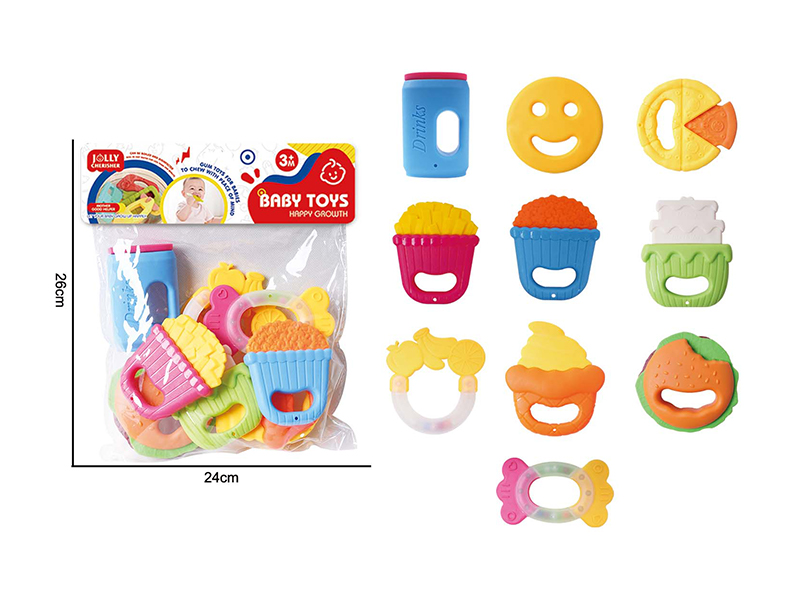 10PCS Cartoon Comfort Dental Glue Toy
