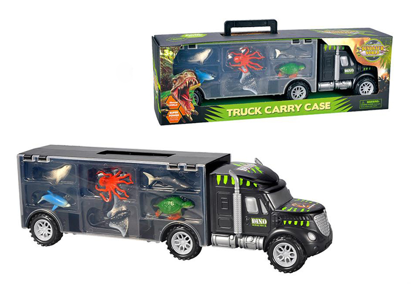 Slide Transport Truck With Sea Animals