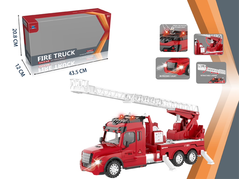 Friction Fire Ladder Truck