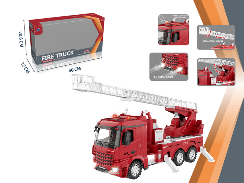 Friction Fire Ladder Truck