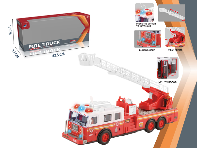 Friction Fire Ladder Truck