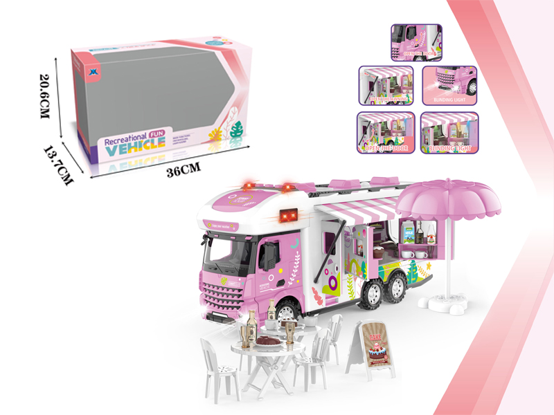 Friction Pink Motor Home